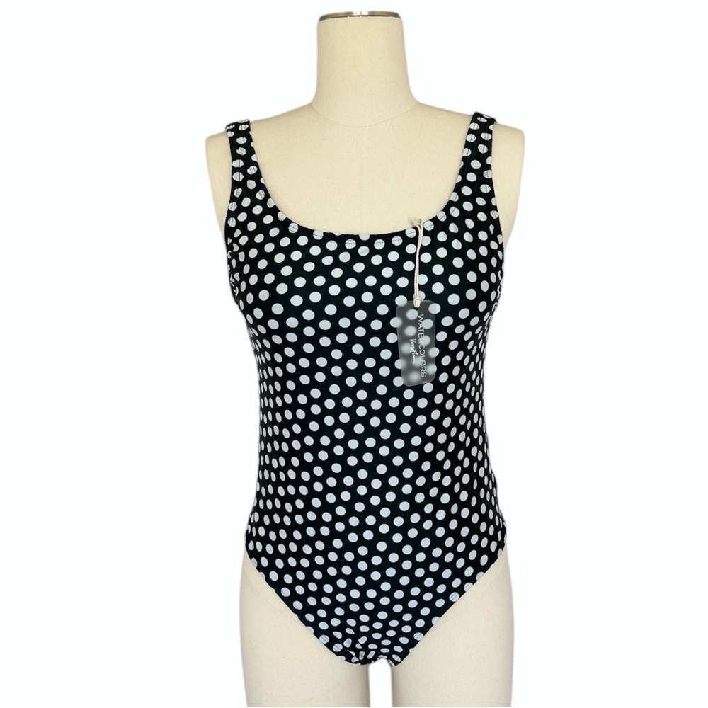 Kenny Flowers Polka Dot One Piece Swimsuit M/L